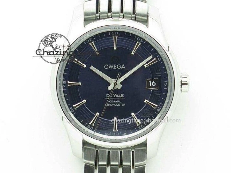 0209 Elegant Seamaster 300 Heritage SS VSF 1:1 Best Edition Blue Dial on SS Bracelet A 7701